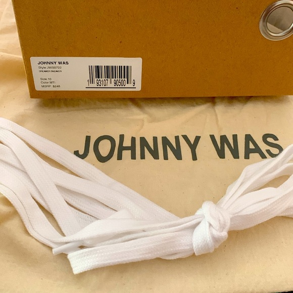 Womens JOHNNY WAS dreamer sneaker Sz10 - Picture 8 of 9
